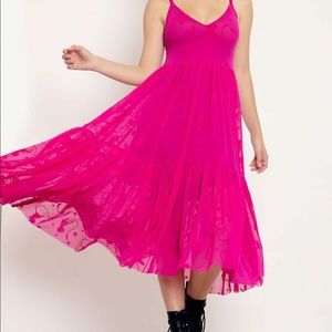 Blackmilk Pokémon mew flowy pink dress XL